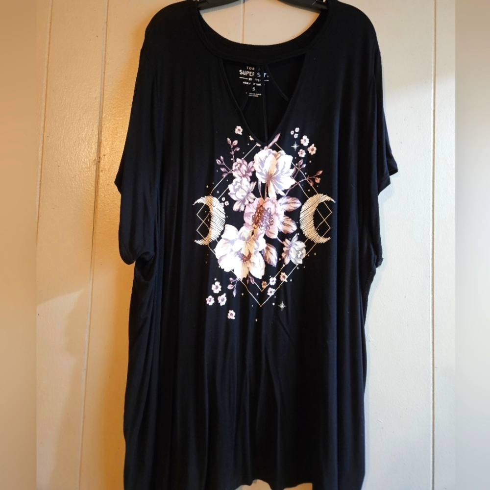 Torrid Black Super Soft Knit Top - Size 5